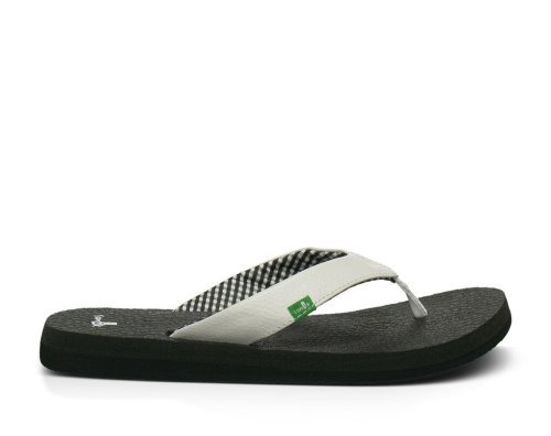 Tong Sanuk Yoga Mat Femme - Blanche EYXOJL176